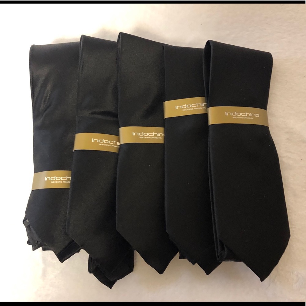 Indochino Slim Black Tie
